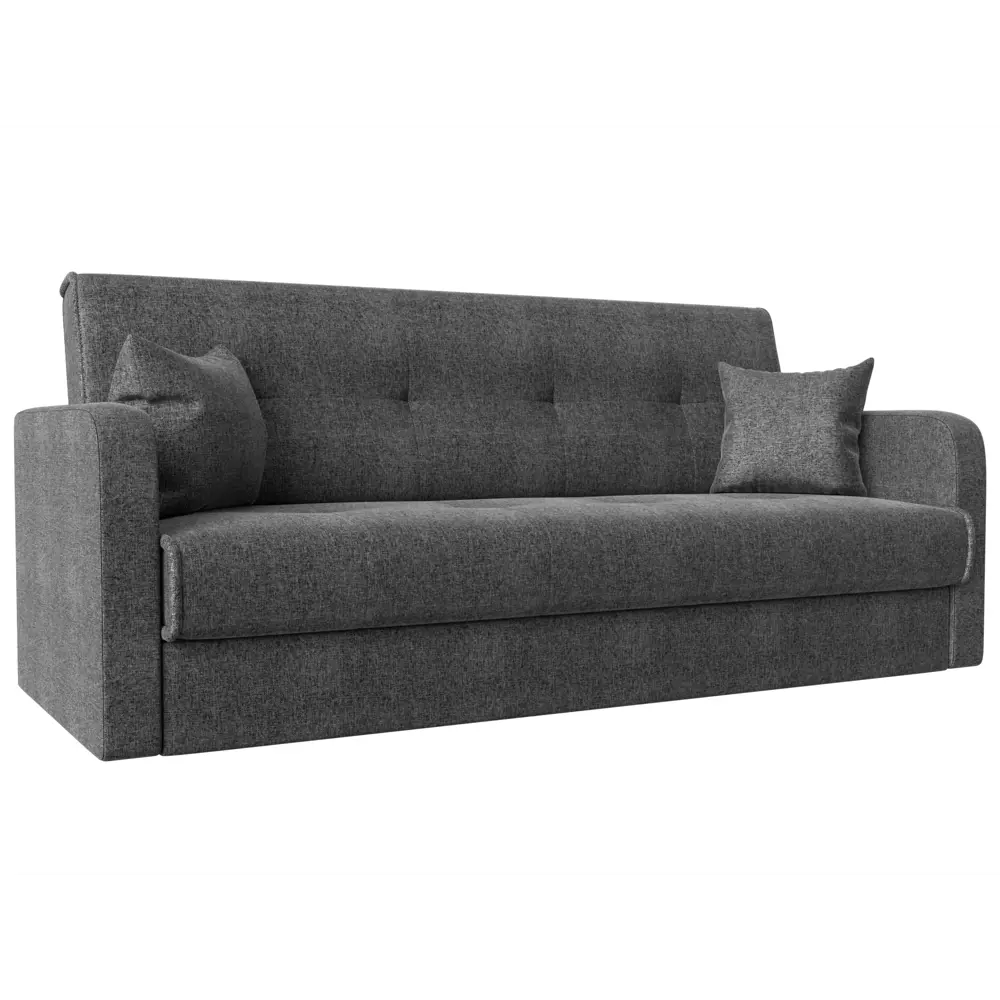 Фото Диван-книжка Лига диванов Надежда 201x90x85 см рогожка цвет серый Фото Диван-книжка Лига диванов Надежда 201x90x85 см рогожка цвет серый