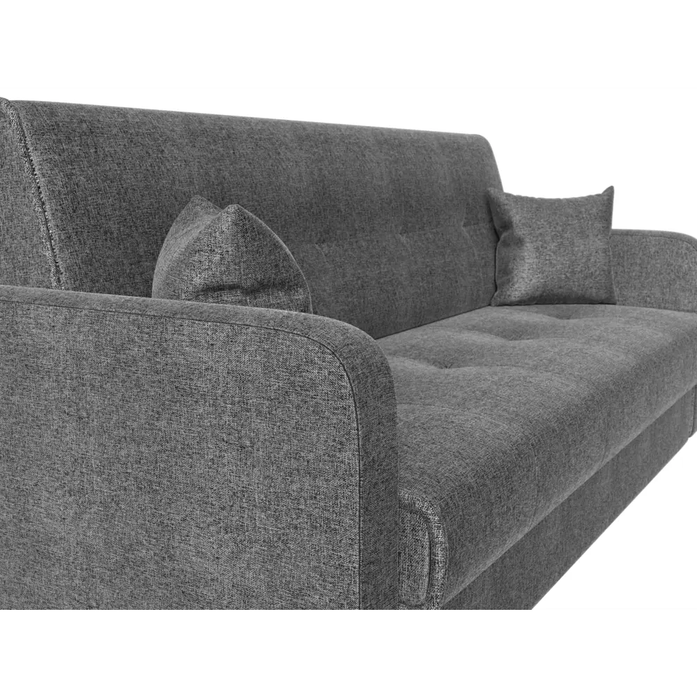 Фото 4 Диван-книжка Лига диванов Надежда 201x90x85 см рогожка цвет серый Фото 4 Диван-книжка Лига диванов Надежда 201x90x85 см рогожка цвет серый