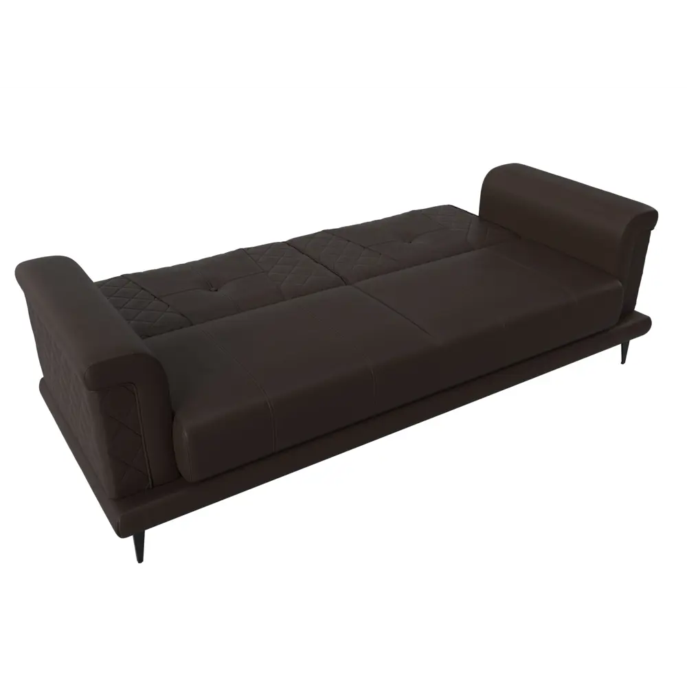 Фото 6 Диван прямой Лига Диванов Неаполь 227x90x93 см экокожа цвет коричневый Фото 6 Диван прямой Лига Диванов Неаполь 227x90x93 см экокожа цвет коричневый