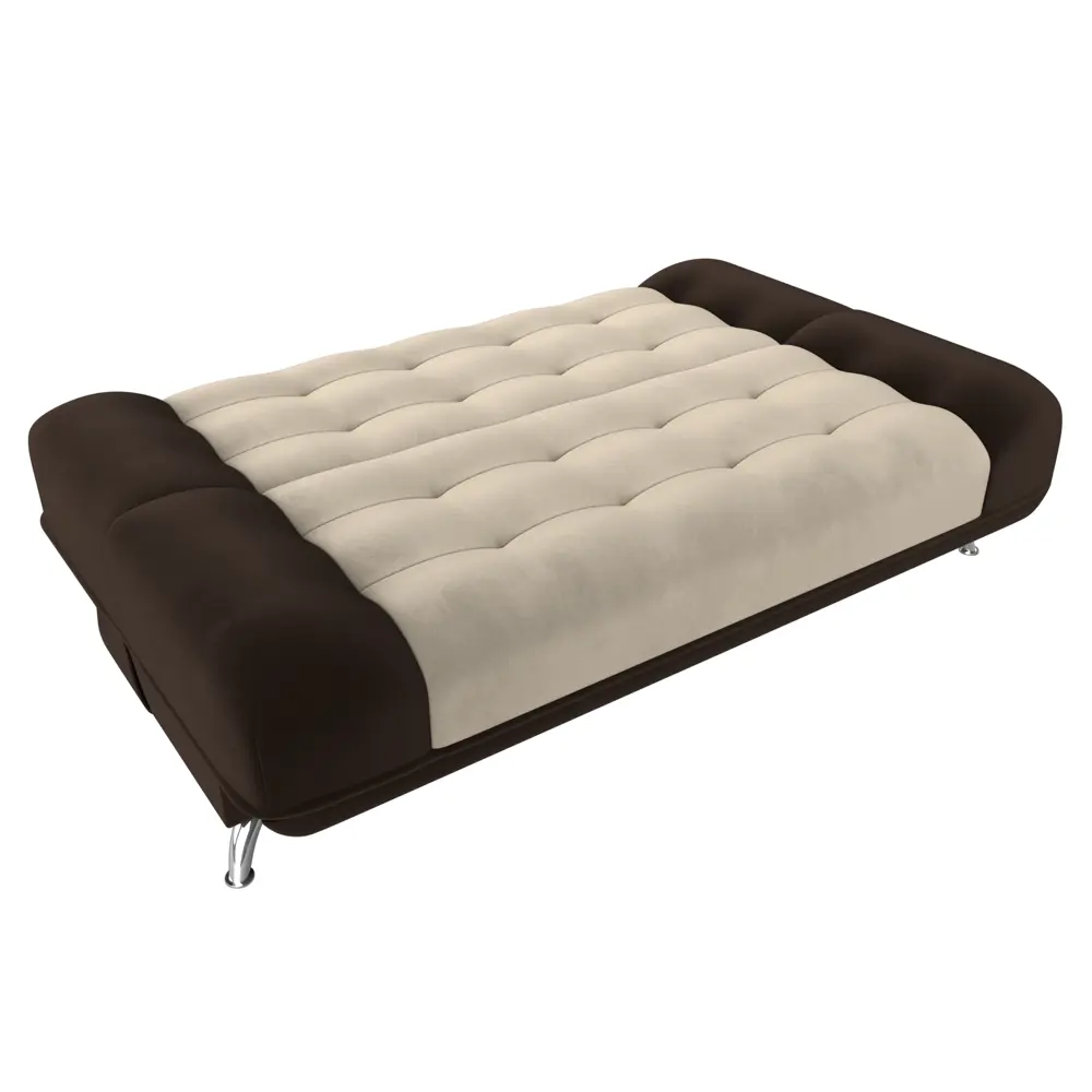 Фото 6 Диван Лига Диванов Анна 28063 201x85x95 см микровельвет цвет бежевый/коричневый Фото 6 Диван Лига Диванов Анна 28063 201x85x95 см микровельвет цвет бежевый/коричневый