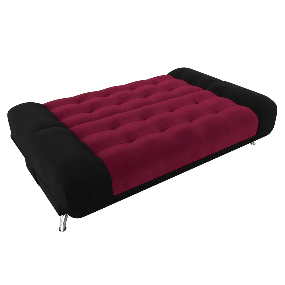 Фото 6 Диван Лига Диванов Анна 201x85x95 см микровельвет цвет черный/бордовый Фото 6 Диван Лига Диванов Анна 201x85x95 см микровельвет цвет черный/бордовый