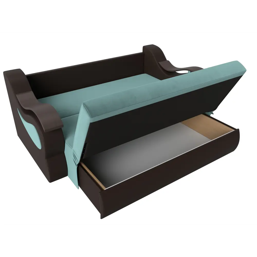 Фото 7 Диван Лига диванов Меркурий 132x93x110 см велюр 105490