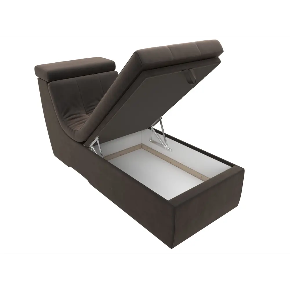 Фото 2 Диван Лига Диванов Холидей Люкс 105631 70x84x177 см велюр цвет коричневый Фото 2 Диван Лига Диванов Холидей Люкс 105631 70x84x177 см велюр цвет коричневый