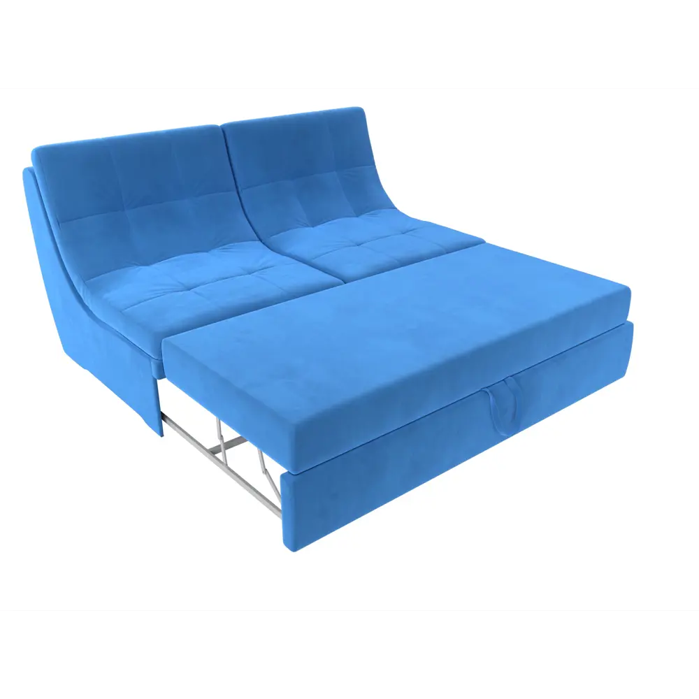 Фото 2 Диван Лига Диванов Холидей 141x95x108 см велюр цвет голубой Фото 2 Диван Лига Диванов Холидей 141x95x108 см велюр цвет голубой