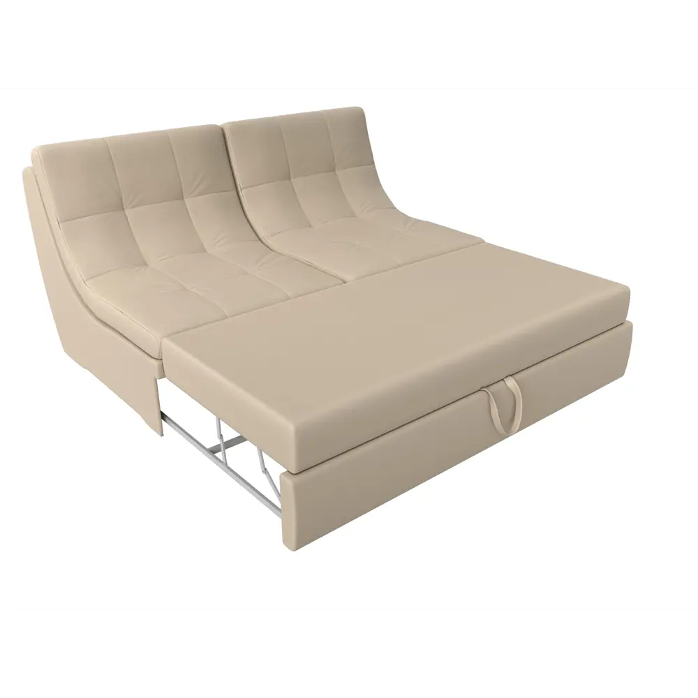 Фото 2 Диван Лига Диванов Холидей 141x95x108 см экокожа цвет бежевый Фото 2 Диван Лига Диванов Холидей 141x95x108 см экокожа цвет бежевый