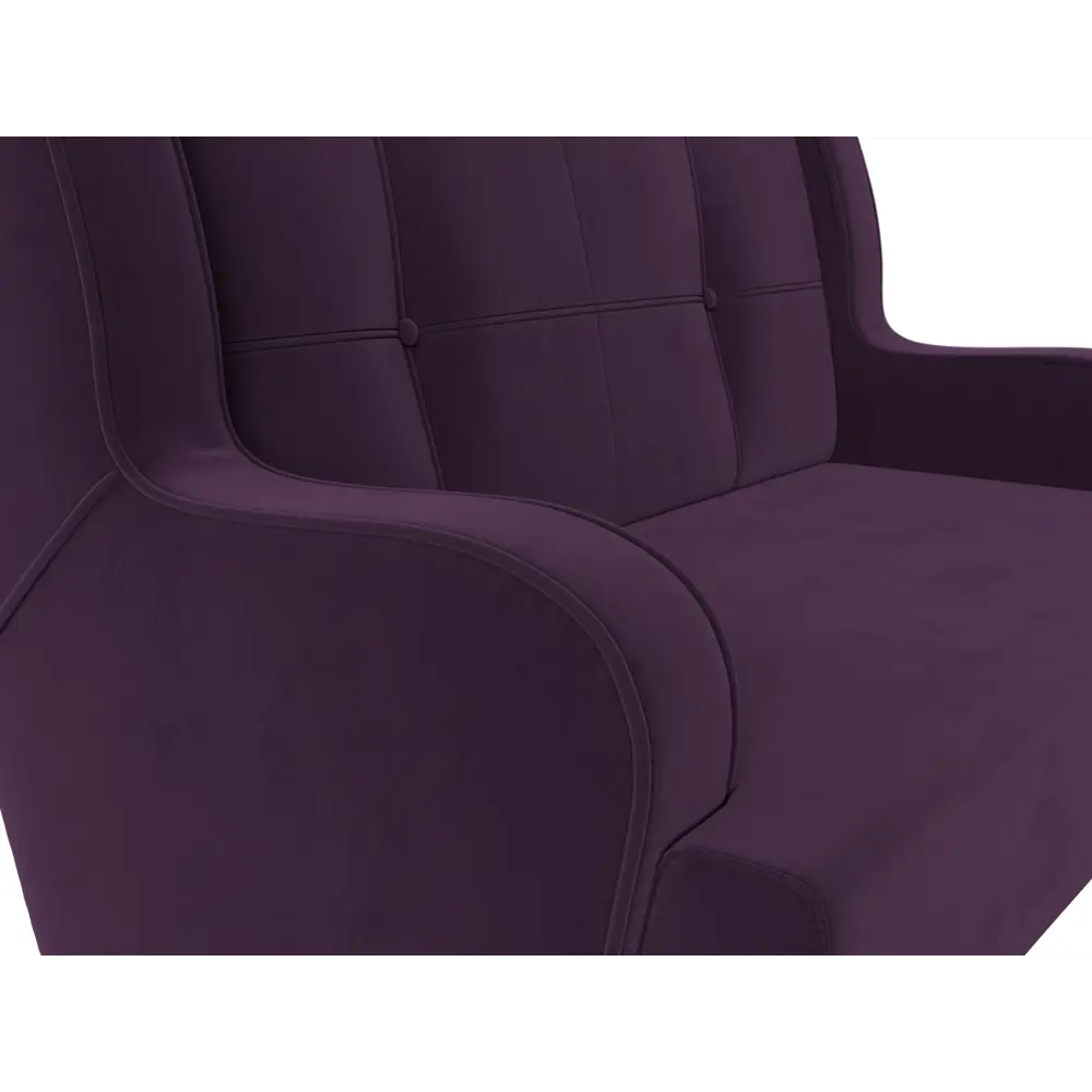 Фото 4 Диван Лига диванов Неаполь 138x101x80 см велюр цвет фиолетовый Фото 4 Диван Лига диванов Неаполь 138x101x80 см велюр цвет фиолетовый