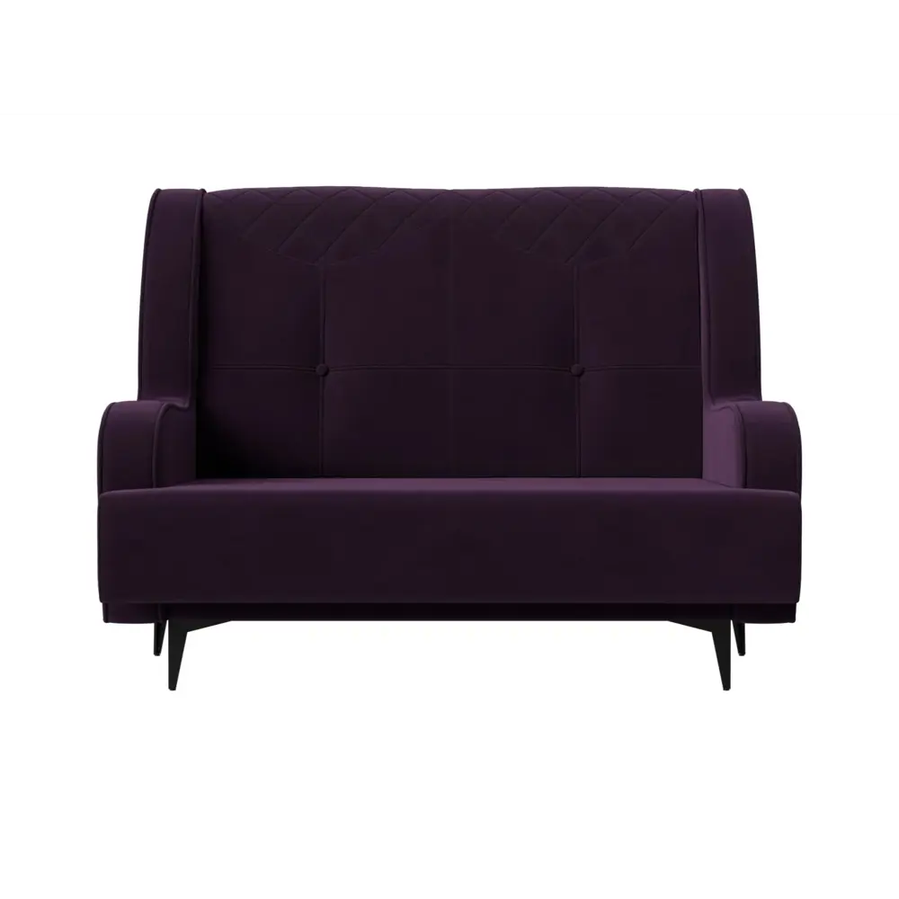 Фото 2 Диван Лига диванов Неаполь 138x101x80 см велюр цвет фиолетовый Фото 2 Диван Лига диванов Неаполь 138x101x80 см велюр цвет фиолетовый