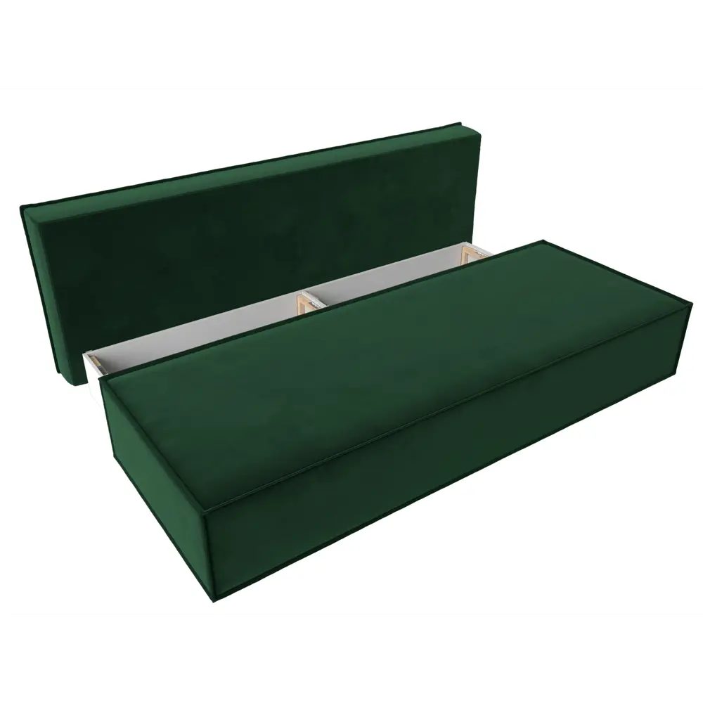 Фото 6 Диван Лига Диванов Фабио 201x90x89 см велюр цвет зеленый