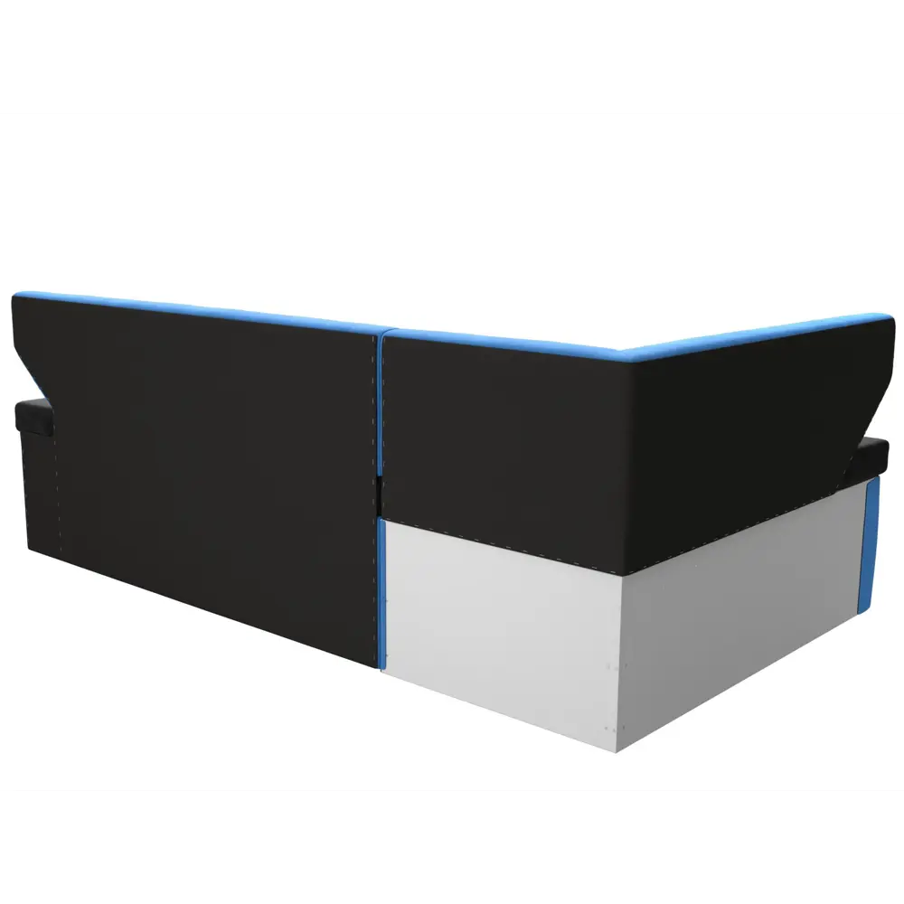 Фото 8 Диван Лига диванов Омура 113208L 190x80x112 см велюр цвет черный/голубой Фото 8 Диван Лига диванов Омура 113208L 190x80x112 см велюр цвет черный/голубой