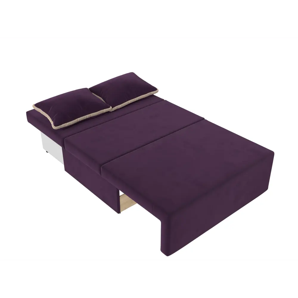 Фото 7 Диван Лига Диванов Лагуна 109x81x93 см велюр цвет бежевый/фиолетовый Фото 7 Диван Лига Диванов Лагуна 109x81x93 см велюр цвет бежевый/фиолетовый