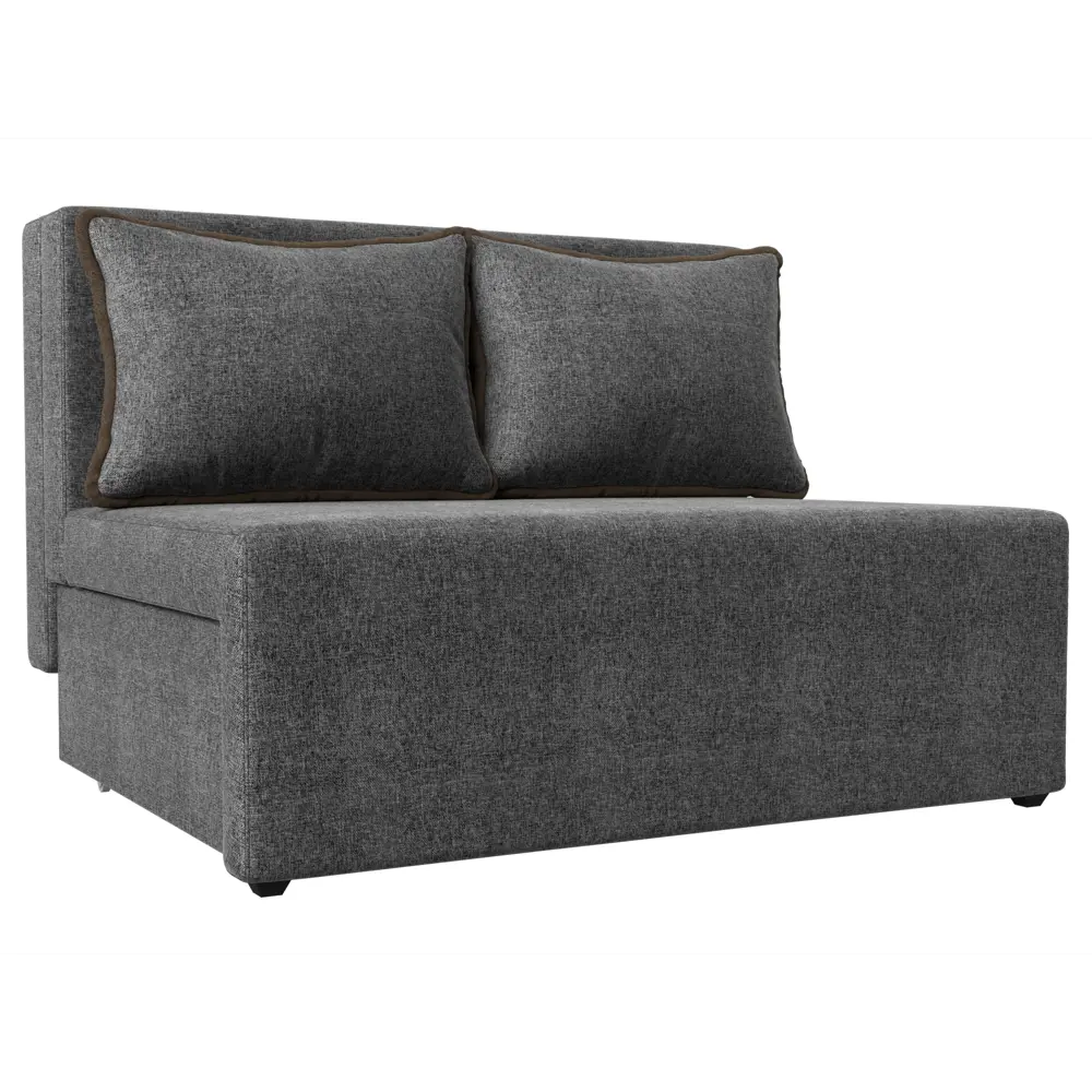 Фото Диван Лига Диванов Лагуна 109x81x93 см рогожка цвет серый/коричневый Фото Диван Лига Диванов Лагуна 109x81x93 см рогожка цвет серый/коричневый