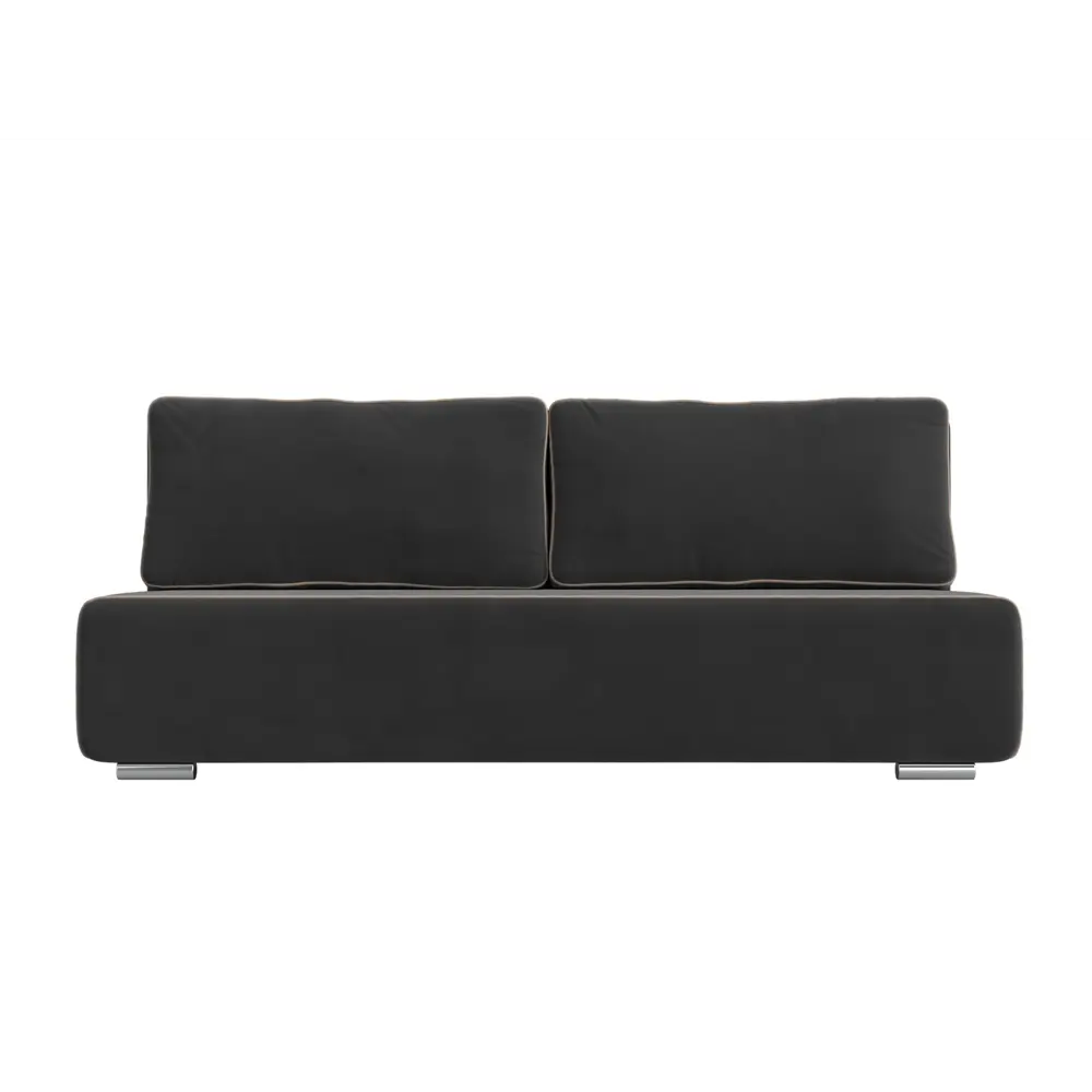 Фото Диван Лига Диванов Уно 200x900x750 см велюр цвет серый/бежевый Фото Диван Лига Диванов Уно 200x900x750 см велюр цвет серый/бежевый