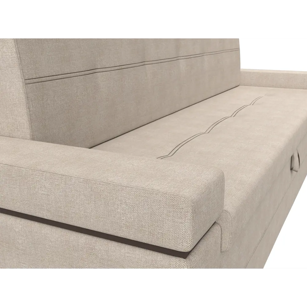 Фото 2 Диван Лига Диванов Деметра 217x800x580 см рогожка цвет бежевый