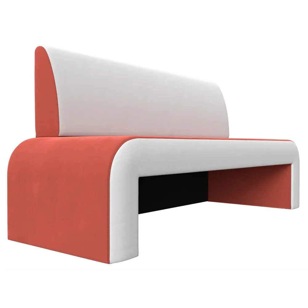 Фото 3 Диван прямой Лига Диванов Кармен 200x880x600 см микровельвет цвет белый/коралловый Фото 3 Диван прямой Лига Диванов Кармен 200x880x600 см микровельвет цвет белый/коралловый