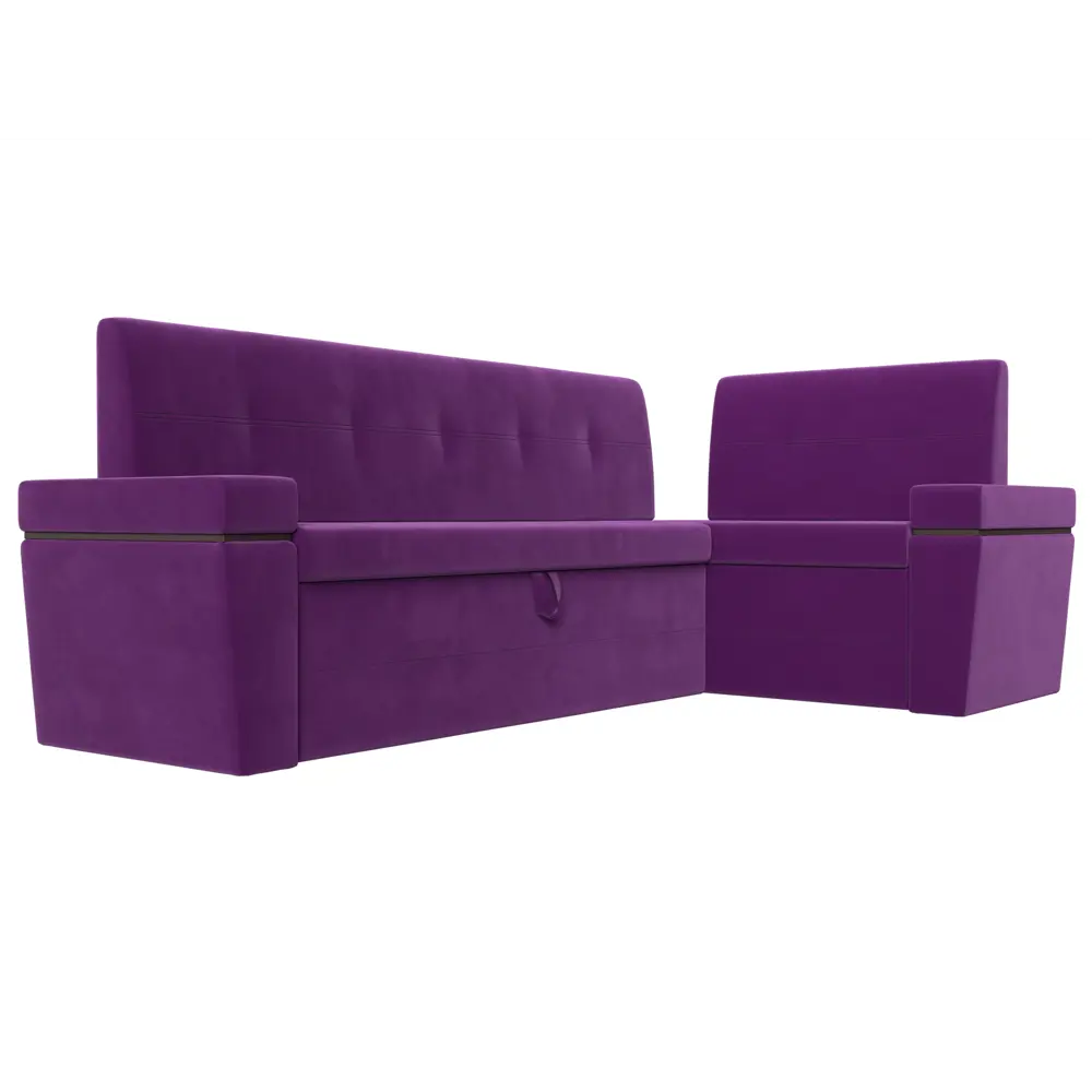 Фото 4 Диван Лига Диванов Деметра 200x82x120 см микровельвет цвет фиолетовый Фото 4 Диван Лига Диванов Деметра 200x82x120 см микровельвет цвет фиолетовый