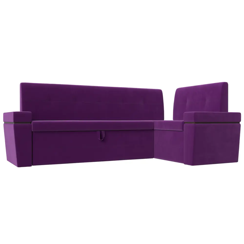 Фото Диван Лига Диванов Деметра 200x82x120 см микровельвет цвет фиолетовый Фото Диван Лига Диванов Деметра 200x82x120 см микровельвет цвет фиолетовый
