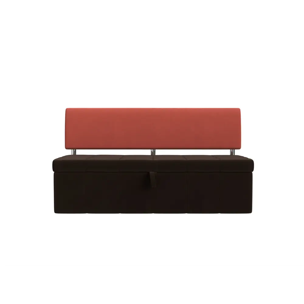 Фото Диван Лига Диванов Стоун 115981 182x87x65 см микровельвет цвет коричневый/коралловый Фото Диван Лига Диванов Стоун 115981 182x87x65 см микровельвет цвет коричневый/коралловый