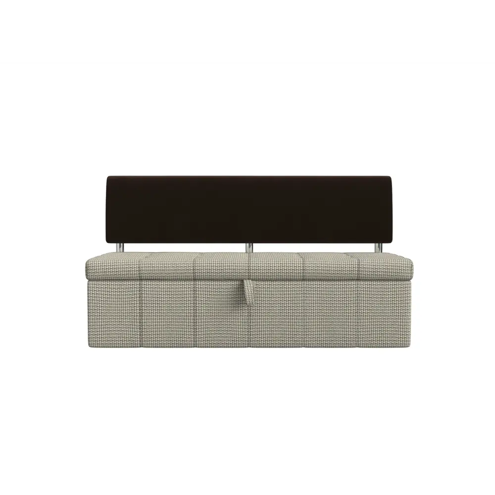 Фото Диван Лига Диванов Стоун 107263 182x87x65 см микровельвет цвет бежевый/коричневый