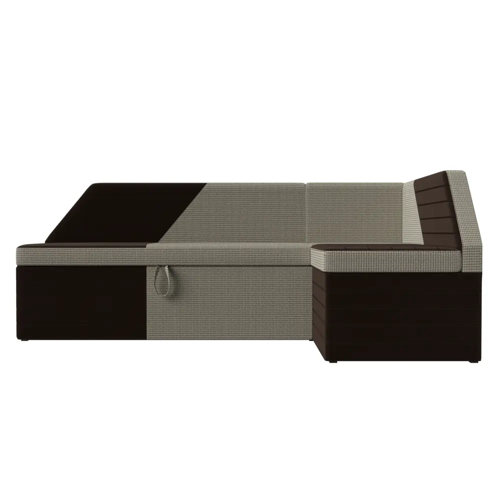 Фото 2 Диван Лига Диванов Дуглас 106922 190x84x122 см микровельвет цвет бежевый/коричневый