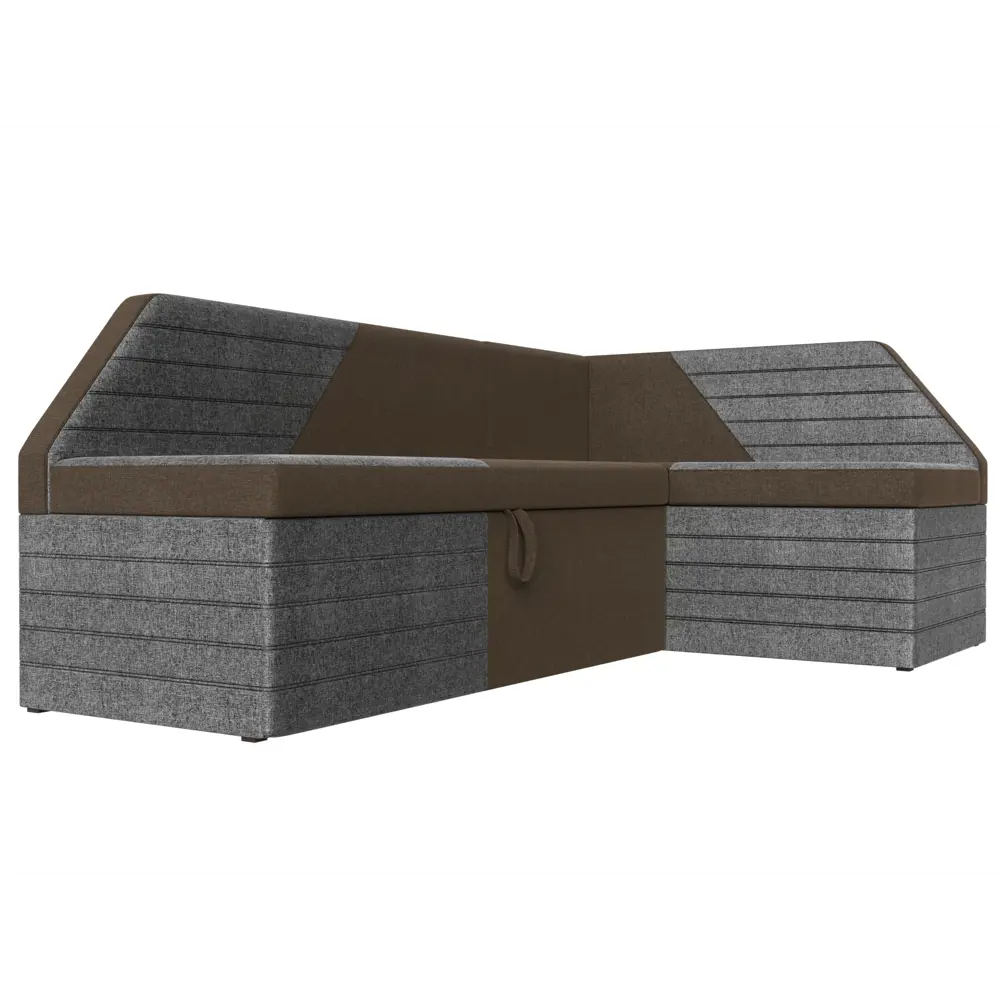 Фото 3 Диван Лига Диванов Дуглас 106914 190x84x122 см рогожка цвет серый/коричневый Фото 3 Диван Лига Диванов Дуглас 106914 190x84x122 см рогожка цвет серый/коричневый