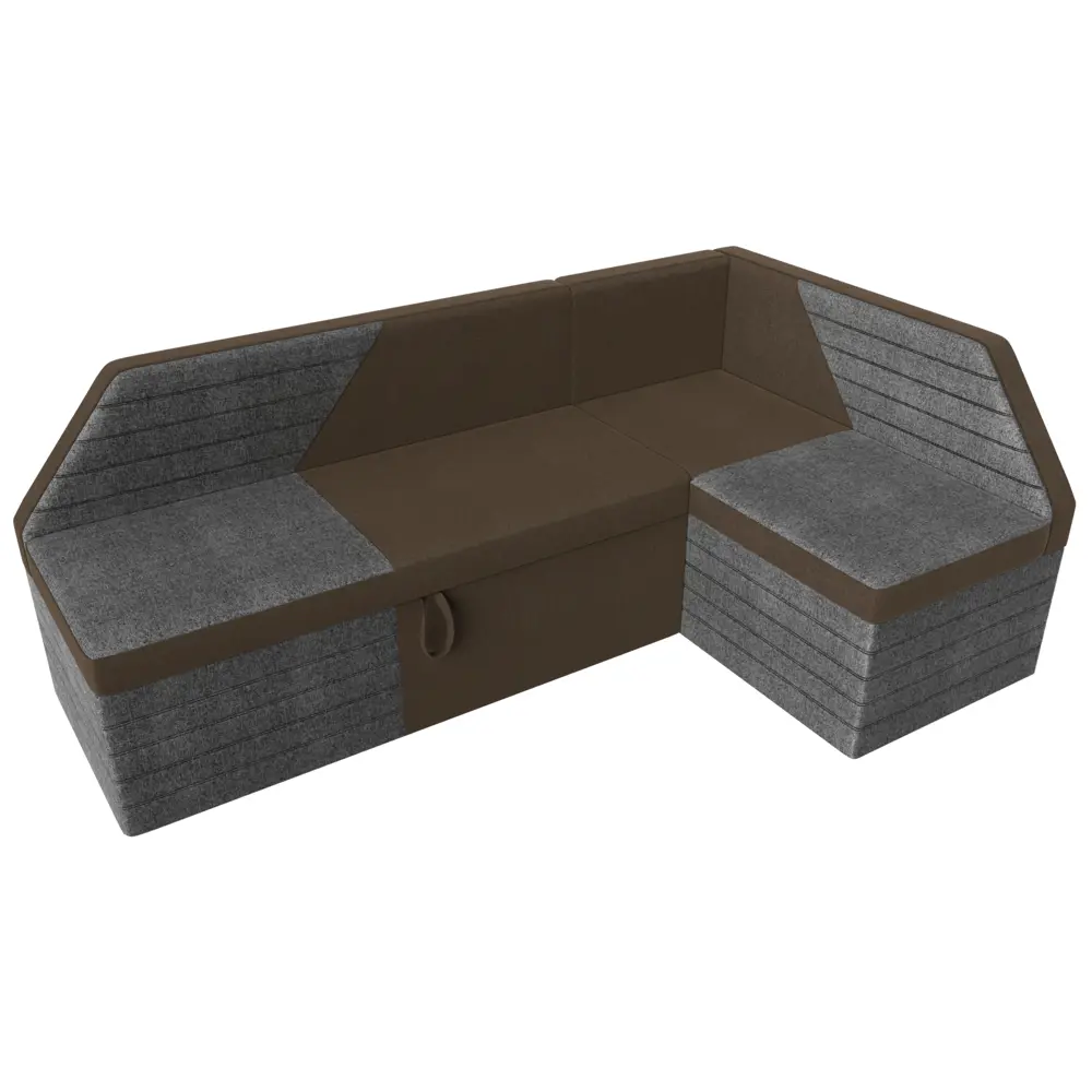 Фото 5 Диван Лига Диванов Дуглас 106914 190x84x122 см рогожка цвет серый/коричневый Фото 5 Диван Лига Диванов Дуглас 106914 190x84x122 см рогожка цвет серый/коричневый