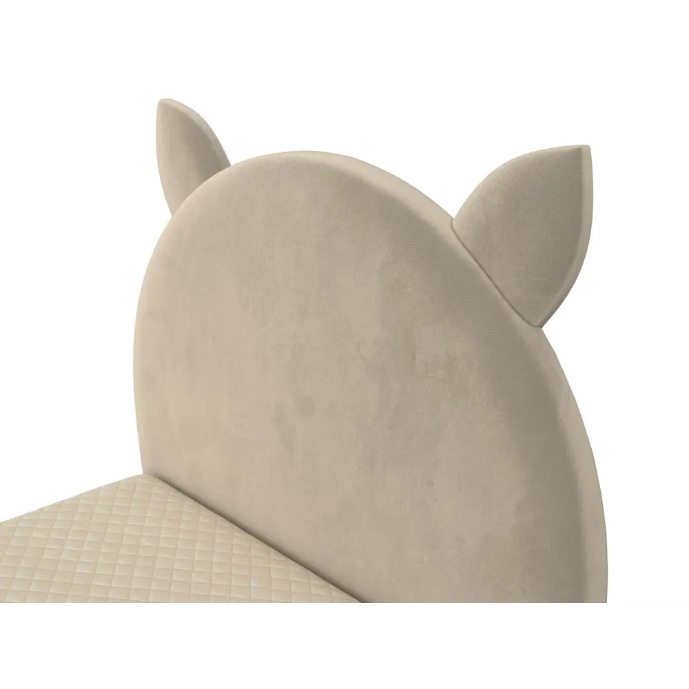 Фото 4 Кровать Лига Диванов Бриони 108843 102x198x98 см микровельвет цвет бежевый