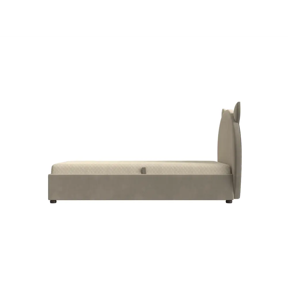 Фото 6 Кровать Лига Диванов Бриони 108843 102x198x98 см микровельвет цвет бежевый