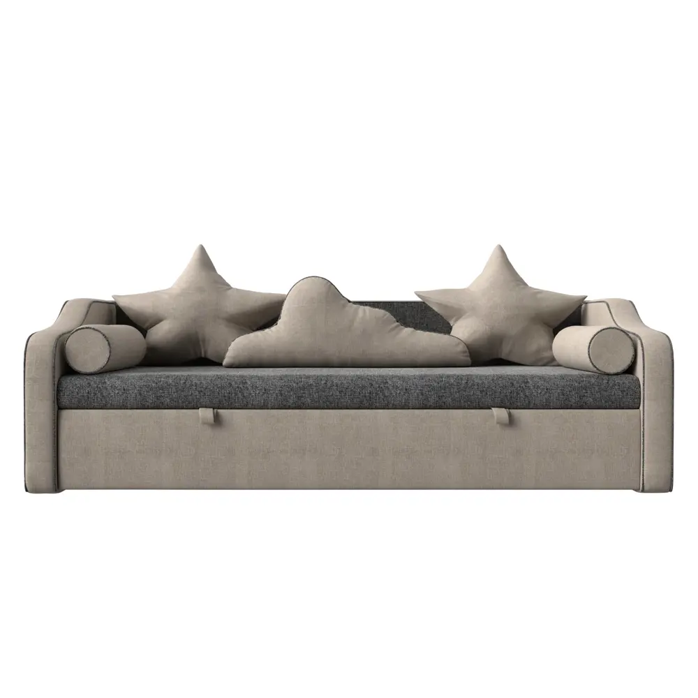 Фото 6 Диван Лига Диванов Рико 112264 209x102x750 см рогожка цвет серый/бежевый Фото 6 Диван Лига Диванов Рико 112264 209x102x750 см рогожка цвет серый/бежевый