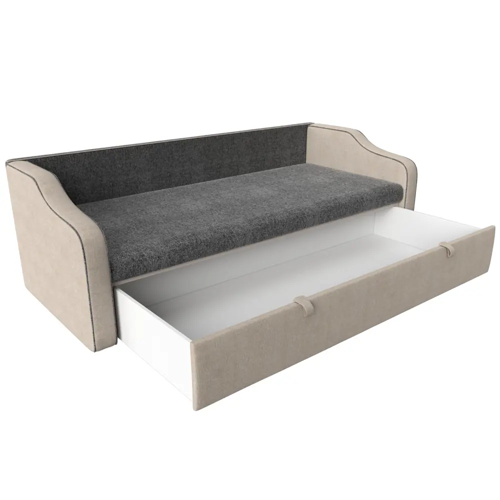 Фото 7 Диван Лига Диванов Рико 112264 209x102x750 см рогожка цвет серый/бежевый Фото 7 Диван Лига Диванов Рико 112264 209x102x750 см рогожка цвет серый/бежевый