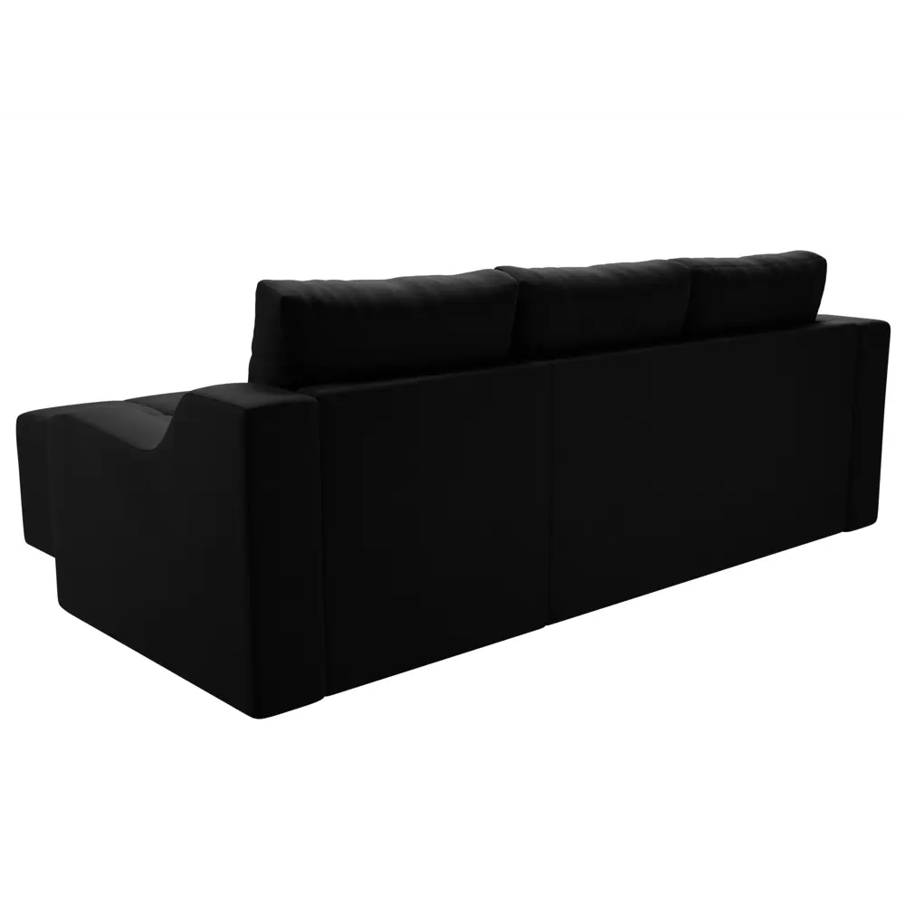 Фото 8 Диван Лига Диванов Элида 108683 245x88x160 см микровельвет цвет черный Фото 8 Диван Лига Диванов Элида 108683 245x88x160 см микровельвет цвет черный