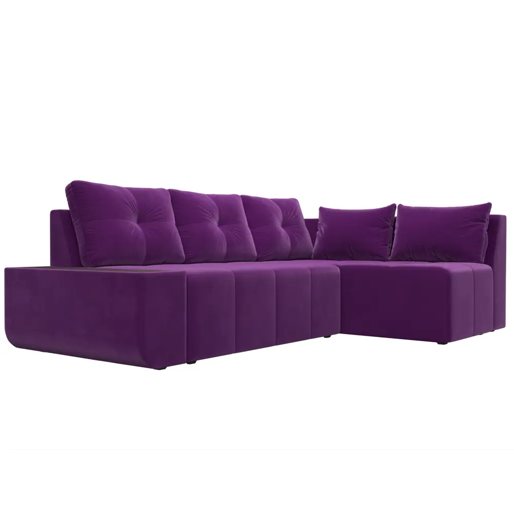 Фото 3 Диван Лига Диванов Амадэус 109696 262x69x169 см микровельвет цвет фиолетовый Фото 3 Диван Лига Диванов Амадэус 109696 262x69x169 см микровельвет цвет фиолетовый