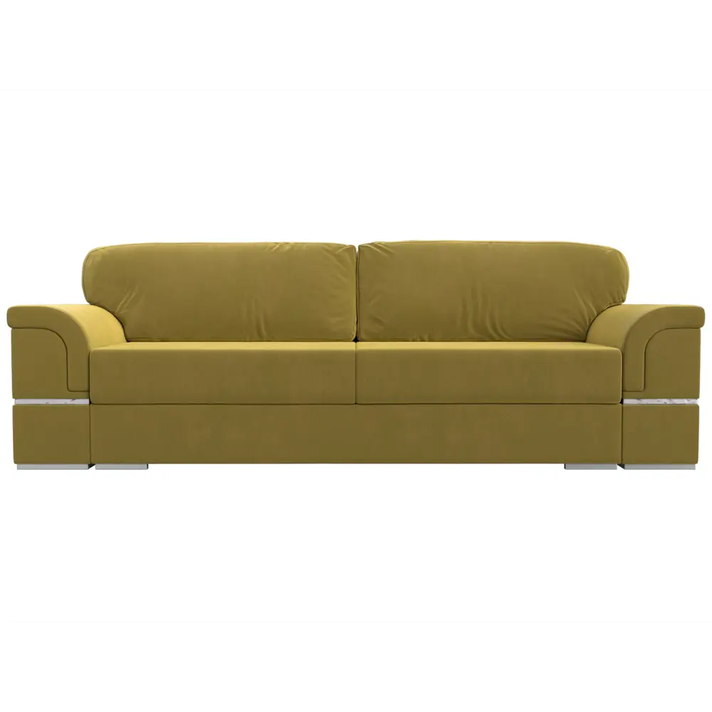 Фото 2 Диван Лига Диванов Порту 116195 262x95x108 см микровельвет цвет желтый Фото 2 Диван Лига Диванов Порту 116195 262x95x108 см микровельвет цвет желтый