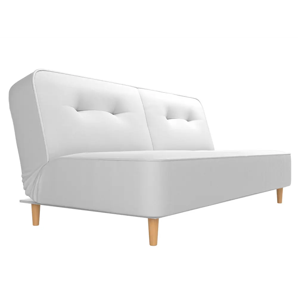 Фото 5 Диван прямой Лига Диванов Портленд 199x88x88 см экокожа цвет белый