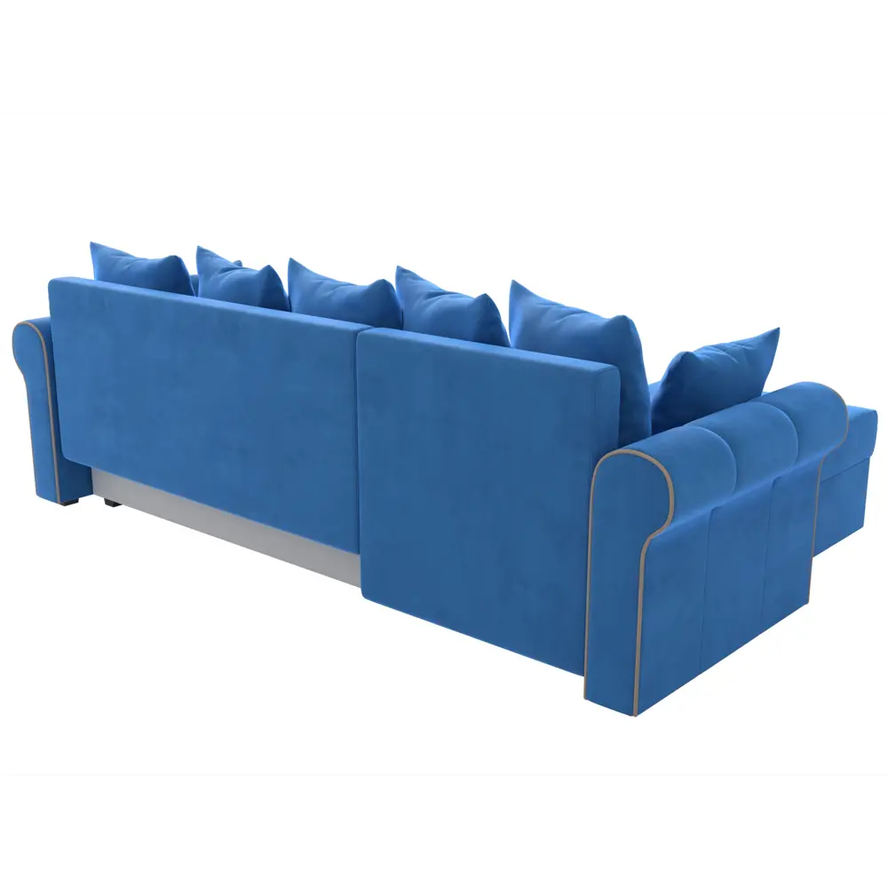 Фото 9 Диван Лига Диванов Рейн 112575L 233x90x141 см велюр цвет голубой Фото 9 Диван Лига Диванов Рейн 112575L 233x90x141 см велюр цвет голубой