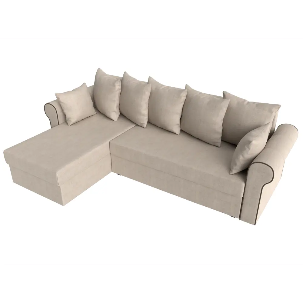 Фото 5 Диван Лига Диванов Рейн 112592L 233x90x141 см рогожка цвет бежевый Фото 5 Диван Лига Диванов Рейн 112592L 233x90x141 см рогожка цвет бежевый