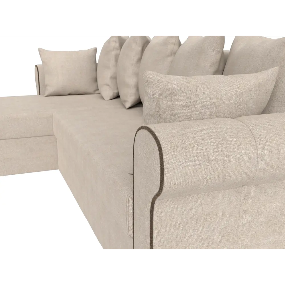 Фото 4 Диван Лига Диванов Рейн 112592L 233x90x141 см рогожка цвет бежевый Фото 4 Диван Лига Диванов Рейн 112592L 233x90x141 см рогожка цвет бежевый