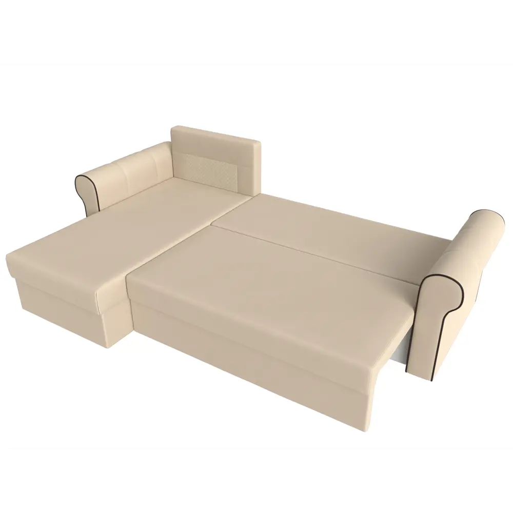 Фото 7 Диван Лига Диванов Рейн 112597L 233x90x141 см экокожа цвет бежевый Фото 7 Диван Лига Диванов Рейн 112597L 233x90x141 см экокожа цвет бежевый