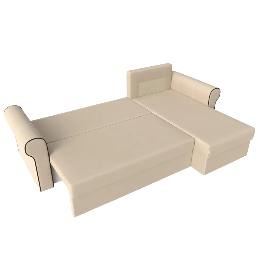 Фото 7 Диван Лига Диванов Рейн 112597 233x90x141 см экокожа цвет бежевый Фото 7 Диван Лига Диванов Рейн 112597 233x90x141 см экокожа цвет бежевый