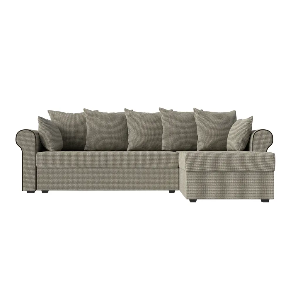 Фото 2 Диван Лига Диванов Рейн 112590 233x90x141 см рогожка цвет бежевый