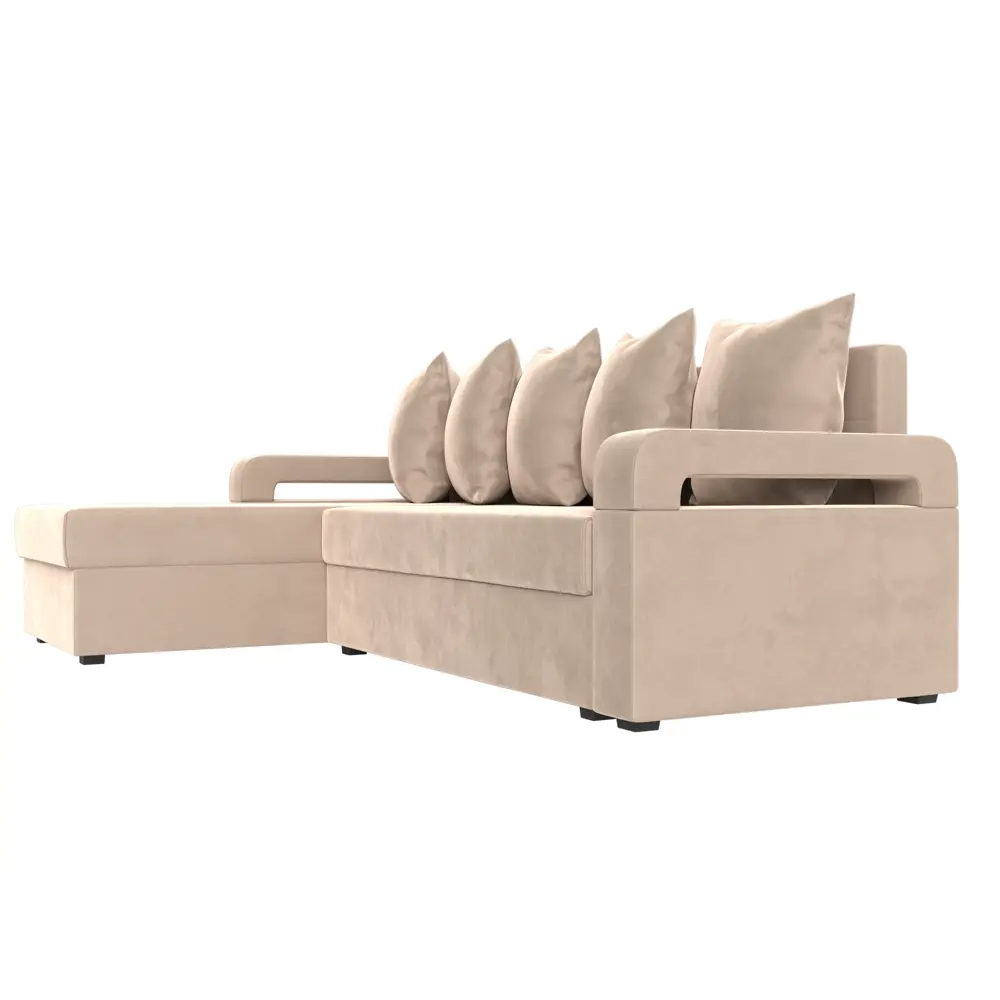 Фото 3 Диван Лига Диванов Гермес Лайт 112709L 231x90x141 см велюр цвет бежевый Фото 3 Диван Лига Диванов Гермес Лайт 112709L 231x90x141 см велюр цвет бежевый