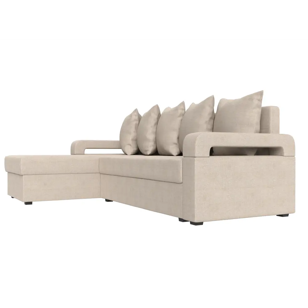 Фото 3 Диван Лига Диванов Гермес Лайт 112728L 231x90x141 см рогожка цвет бежевый Фото 3 Диван Лига Диванов Гермес Лайт 112728L 231x90x141 см рогожка цвет бежевый