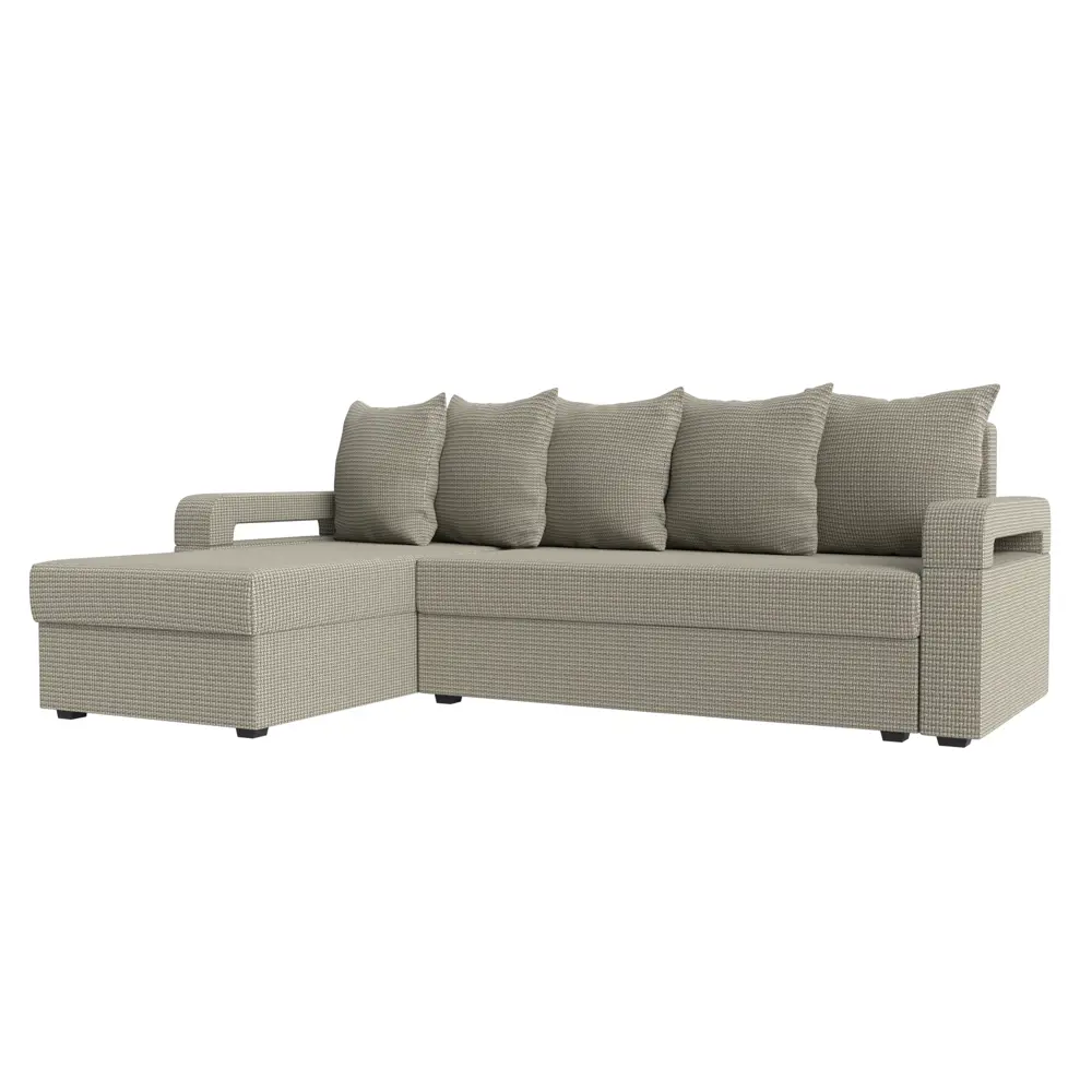 Фото Диван Лига Диванов Гермес Лайт 112726L 231x90x141 см рогожка цвет бежевый Фото Диван Лига Диванов Гермес Лайт 112726L 231x90x141 см рогожка цвет бежевый