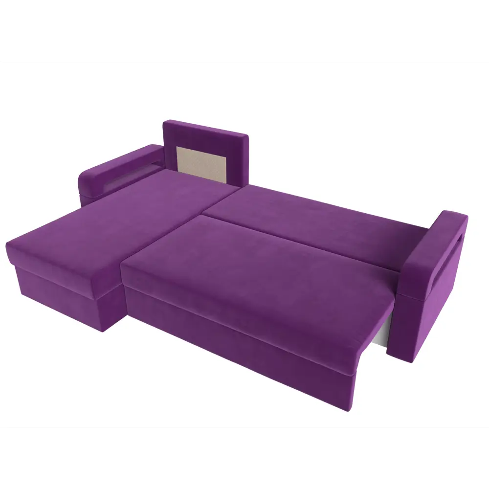 Фото 7 Диван Лига Диванов Гермес Лайт 112724L 231x90x141 см микровельвет цвет фиолетовый Фото 7 Диван Лига Диванов Гермес Лайт 112724L 231x90x141 см микровельвет цвет фиолетовый