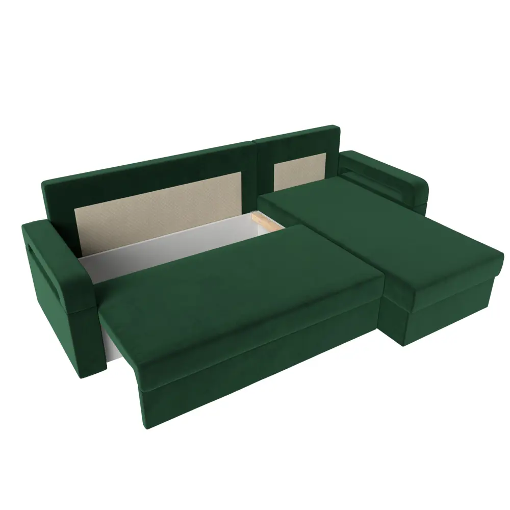 Фото 6 Диван Лига Диванов Гермес Лайт 112712 231x90x141 см велюр цвет зеленый Фото 6 Диван Лига Диванов Гермес Лайт 112712 231x90x141 см велюр цвет зеленый