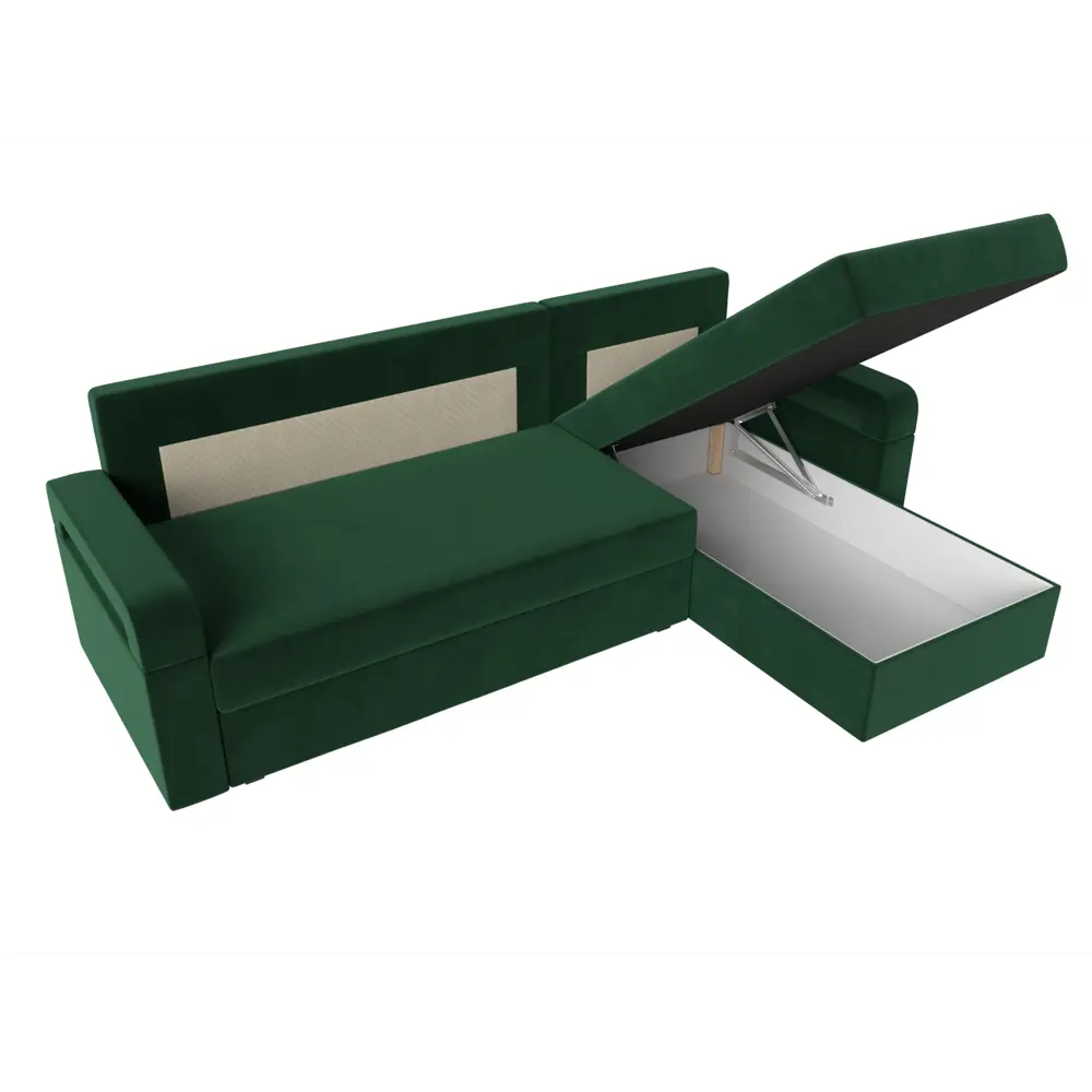 Фото 8 Диван Лига Диванов Гермес Лайт 112712 231x90x141 см велюр цвет зеленый Фото 8 Диван Лига Диванов Гермес Лайт 112712 231x90x141 см велюр цвет зеленый