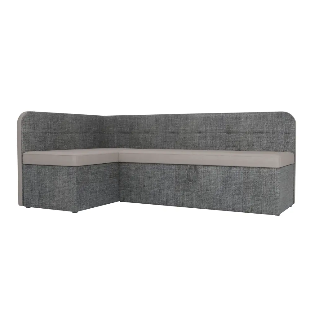 Фото Диван Лига Диванов Форест 107092L 199x82x127 см рогожка цвет серый/бежевый