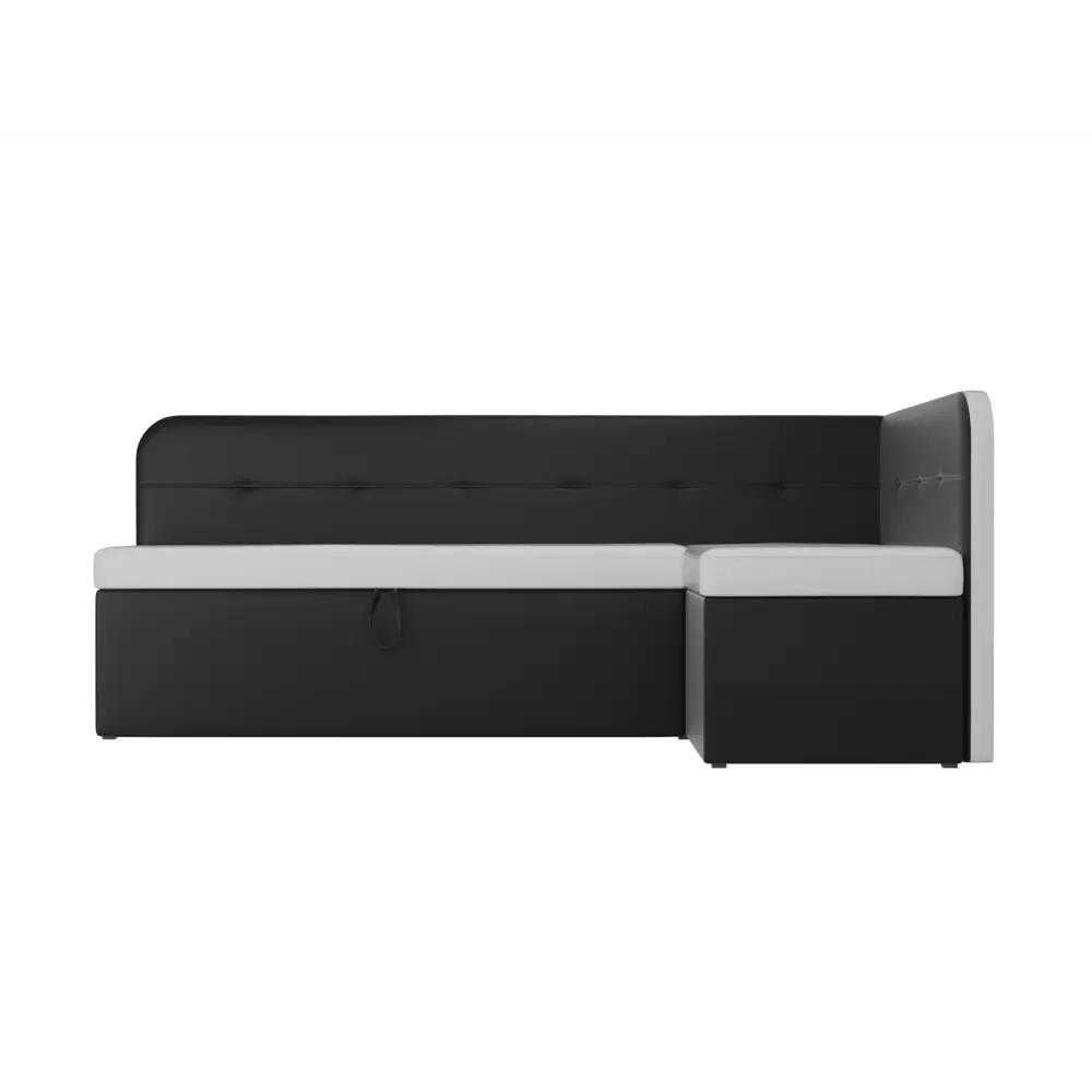 Фото 4 Диван Лига Диванов 107098 199x82x127 см экокожа цвет черный Фото 4 Диван Лига Диванов 107098 199x82x127 см экокожа цвет черный