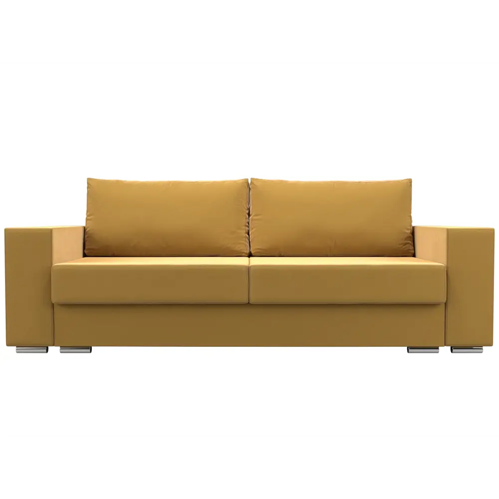 Фото 2 Диван Лига Диванов Исланд 245x83x99 см микровельвет цвет желтый