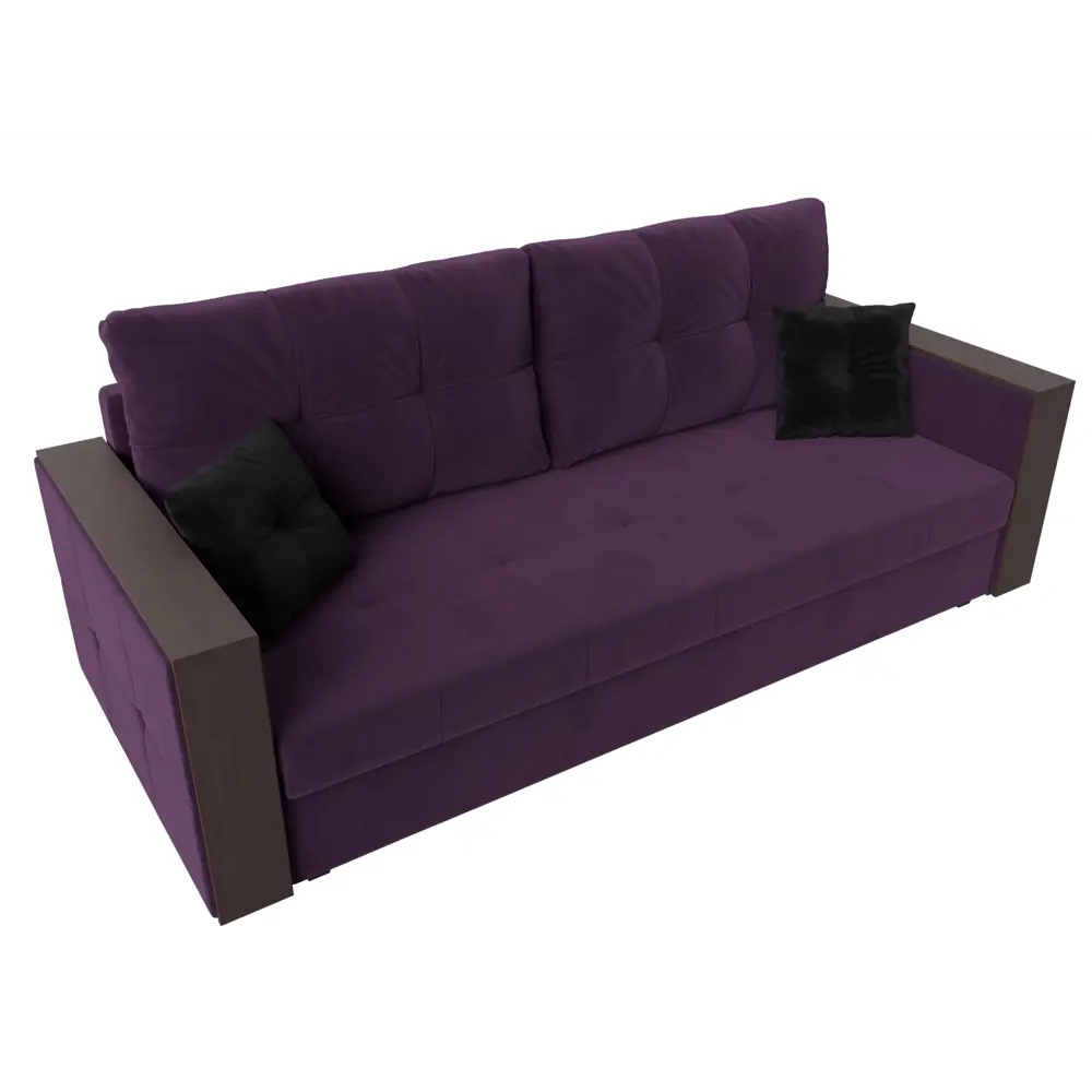 Фото 5 Диван Лига Диванов Валенсия 225x79x85 см велюр цвет фиолетовый Фото 5 Диван Лига Диванов Валенсия 225x79x85 см велюр цвет фиолетовый
