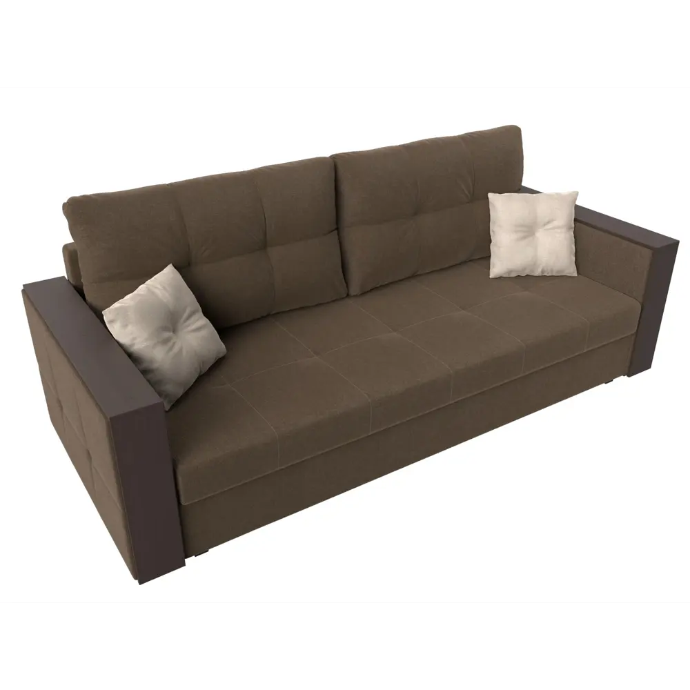 Фото 5 Диван Лига Диванов Валенсия 225x79x85 см рогожка цвет коричневый Фото 5 Диван Лига Диванов Валенсия 225x79x85 см рогожка цвет коричневый